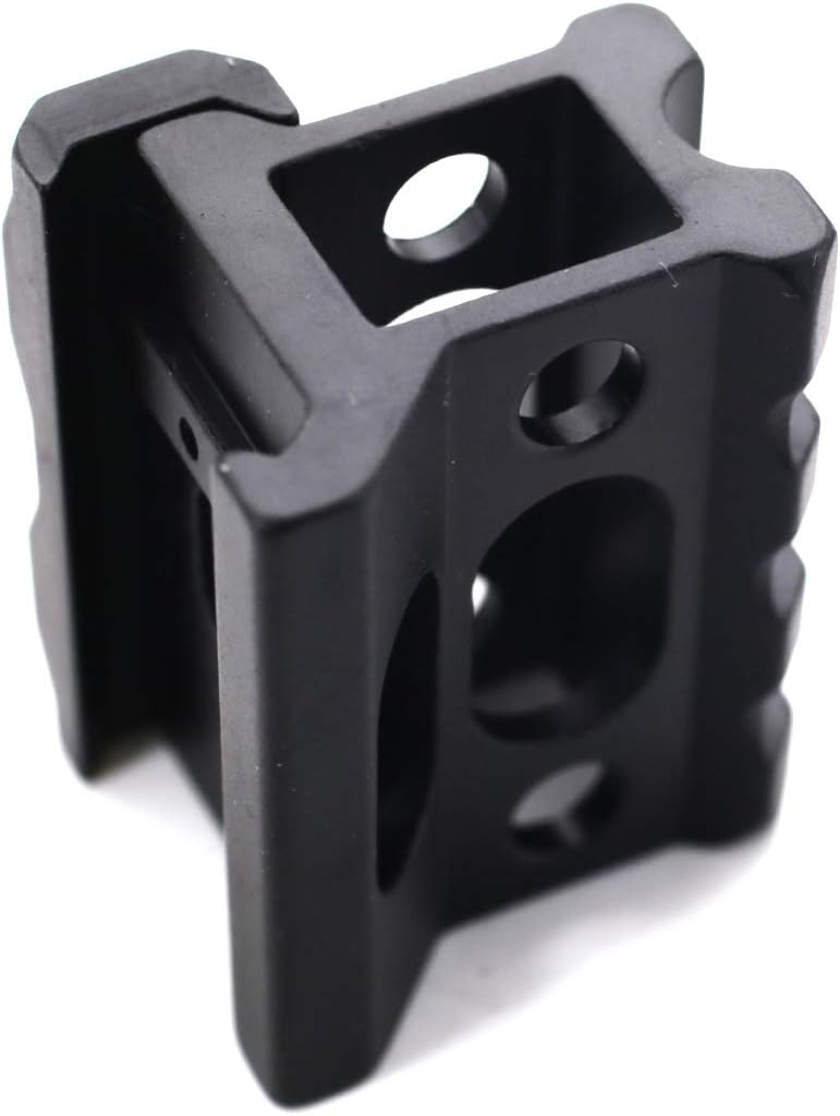 2 PCS Super Slim Picatinny Riser Mount 1″ Alto 3 ranuras MT Picatinny Rails para puntos rojos