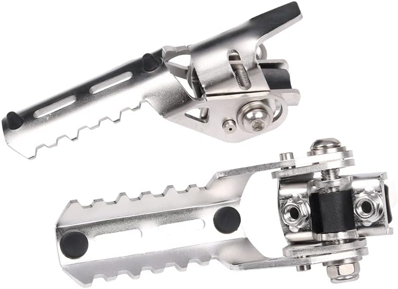 Estriberas delanteras para motocicleta, 0.984 in  1 pulgada, 0.866-0.984 in, estriberas plegables para reposapiés, abrazaderas de guardia del motor,