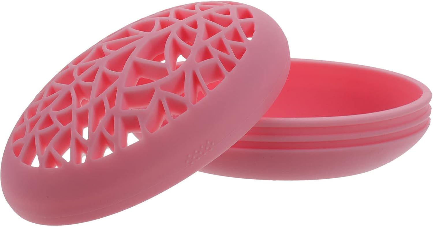 Zerodeko Soporte de silicona para brochas de maquillaje, soporte portátil para cosméticos de mesa, soporte de secado de brochas, estante de