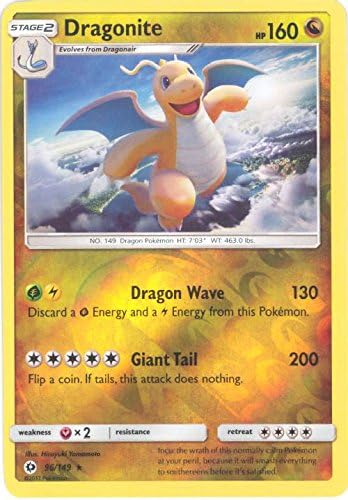 Pokemon – Dragonita – 96149 – Holo Rare – Reverse Holo – Pokemon Sun & Moon