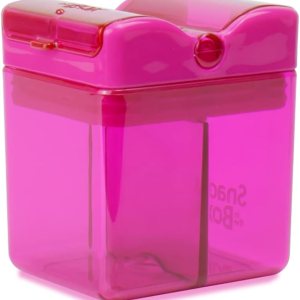 Precidio Design Snack in the Box – Recipiente reutilizable respetuoso con los dedos pequeños y ecológicos (rosa) 1001PK Precidio Design Snack in the Box – Recipiente reutilizable respetuoso con los dedos pequeños y ecológicos (rosa) 1001PK