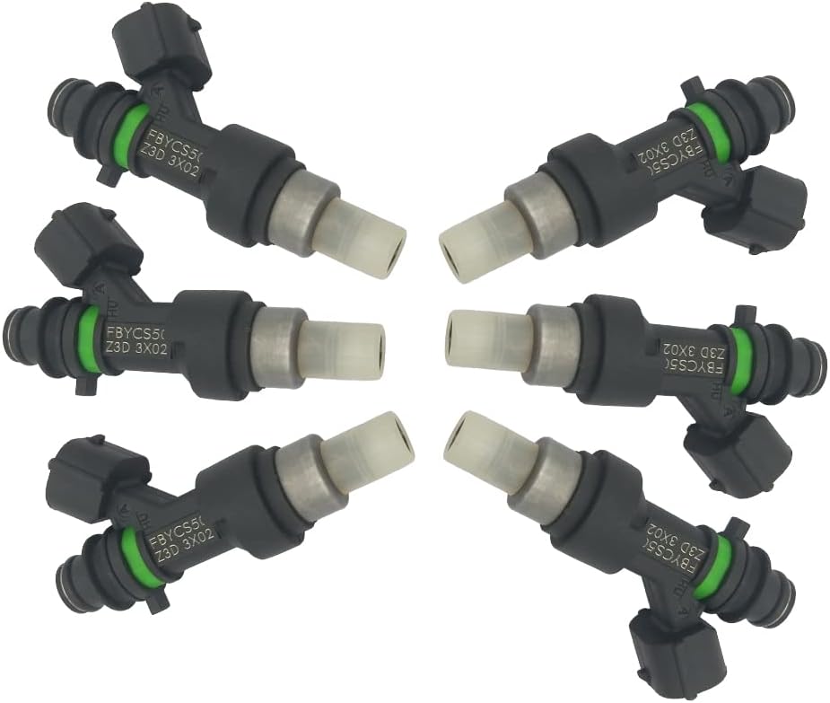15710-66J00 6pcs inyectores de combustible 18 agujeros de repuesto para Suzuki Grand Vitara 2.7L-V6 2006-2008 FBYCS50 1571066J00