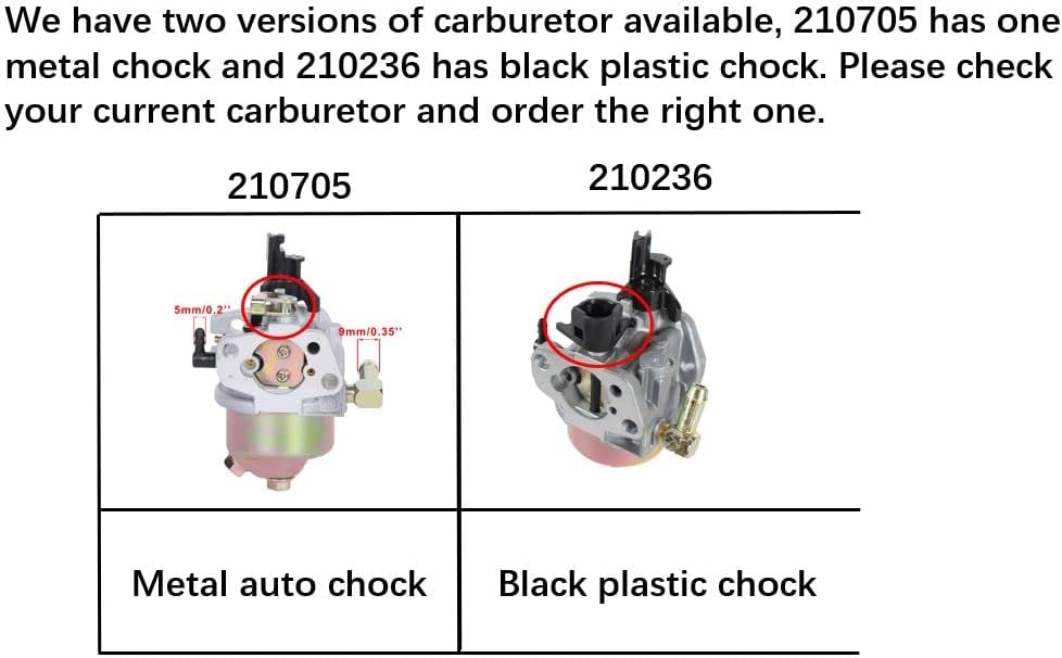 951-15236 Carburador para Troy-Bilt Storm 2410 31AS6BN2723 31BS6BN2711 MTD Craftsman SB410 SB400 24″ 31AS6BEE793 soplador de nieve con 270-WU