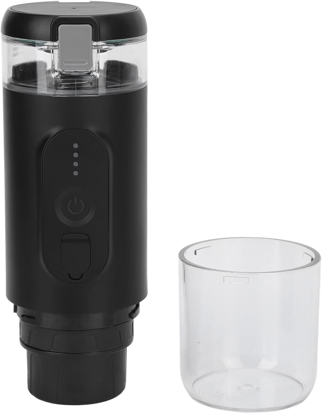 TOPINCN Cafetera portátil, cafetera de viaje a presión de 18 bares, compatible con cápsula y carga USB de tierra para viajes, oficina