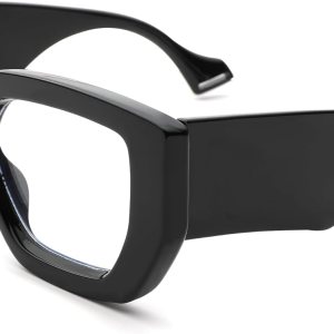 GentleMaker Thick Frame Blue Light Glasses for Women Men,Square Computer Gaming Eyeglasses Anti Eyestrain GentleMaker Thick Frame Blue Light Glasses for Women Men,Square Computer Gaming Eyeglasses Anti Eyestrain
