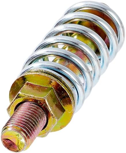 M10-0.049 x 2.638 in Kit de pernos y tuercas de resorte de escape, clase 10.9 de repuesto para pernos de escape y kit de accesorios de resorte (4)