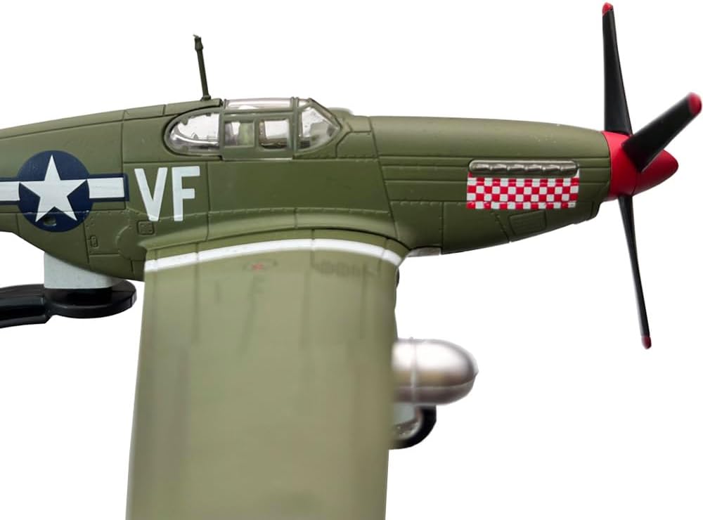 172 Escala US P51 P-51 Mustang Fighter Avión Metal Militar Avión Juguete Modelo Modelo Colección Regalo