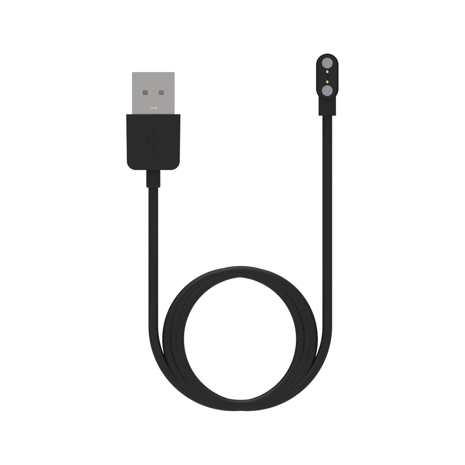 E ECSEM Cargador de repuesto para reloj inteligente ANDFZ T42, cable de carga magnético de 23.6 in, color negro, paquete de 2