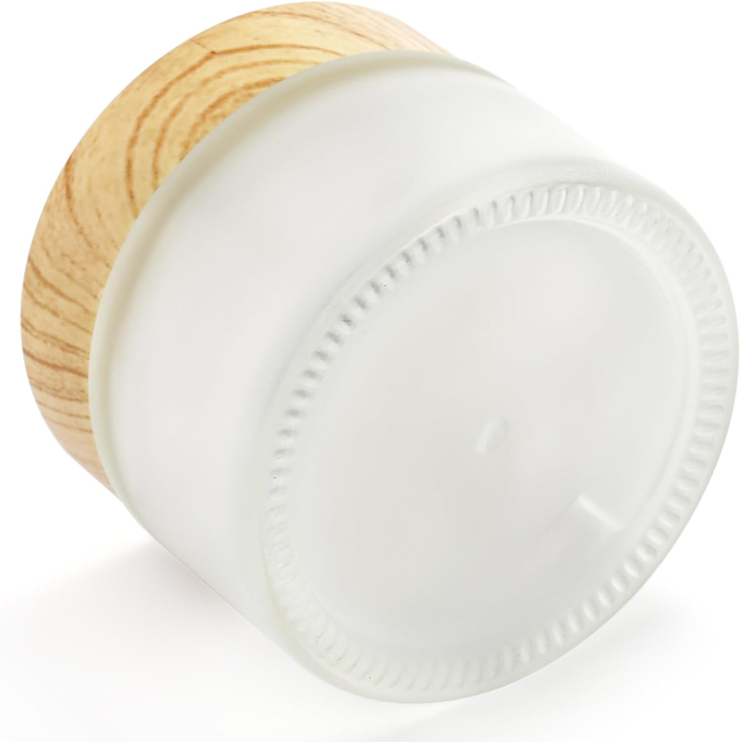ZENFUN 16 recipientes de vidrio para cosméticos de 1.76 oz1.7 fl oz con tapas, botella de vidrio esmerilado de 1.7 onzas, pequeños frascos de