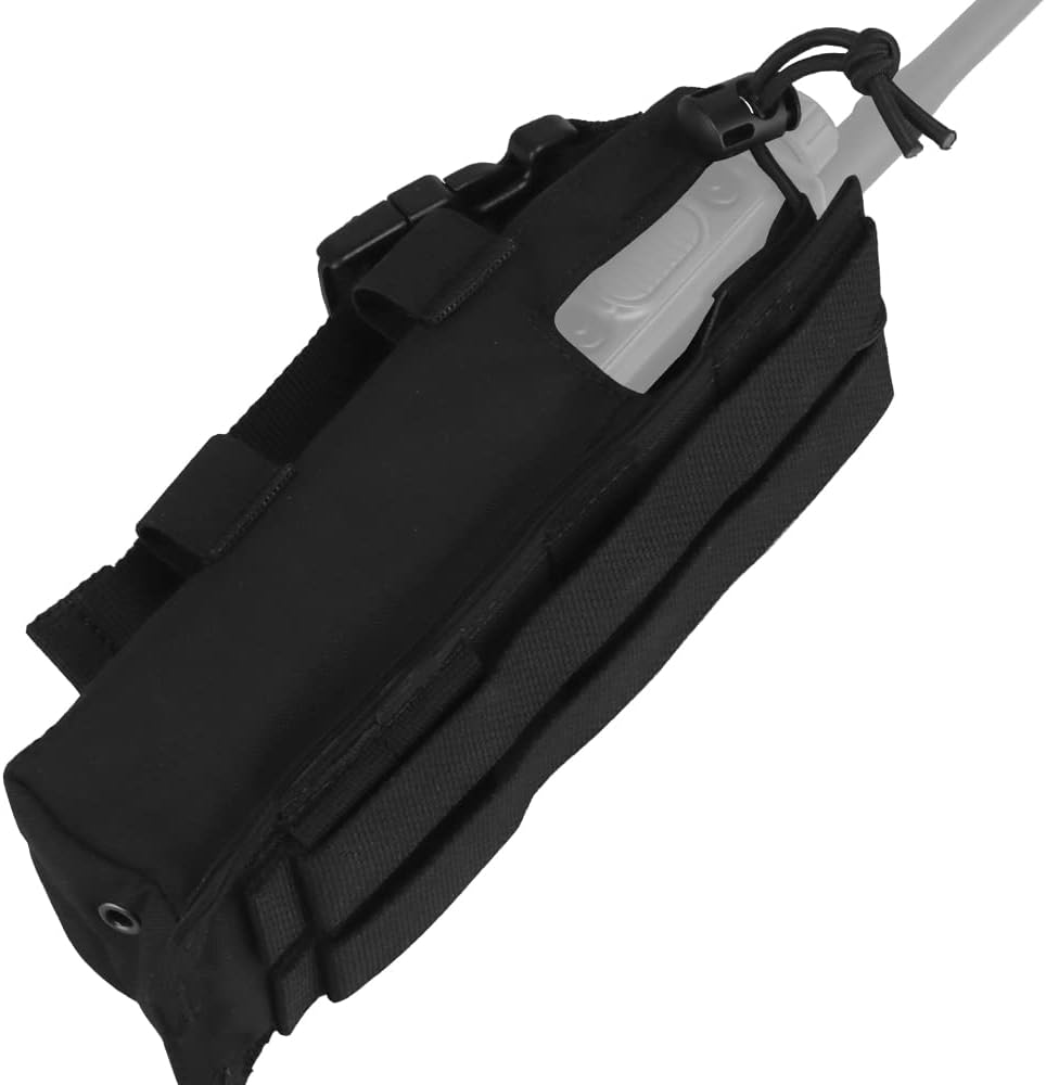 Funda de radio táctica para cinturón Walkie Talkie Bolsa Modo de Eversión, Bolsa de radio MOLLE para chaleco, Compatible PRC 152 148 Mainstream