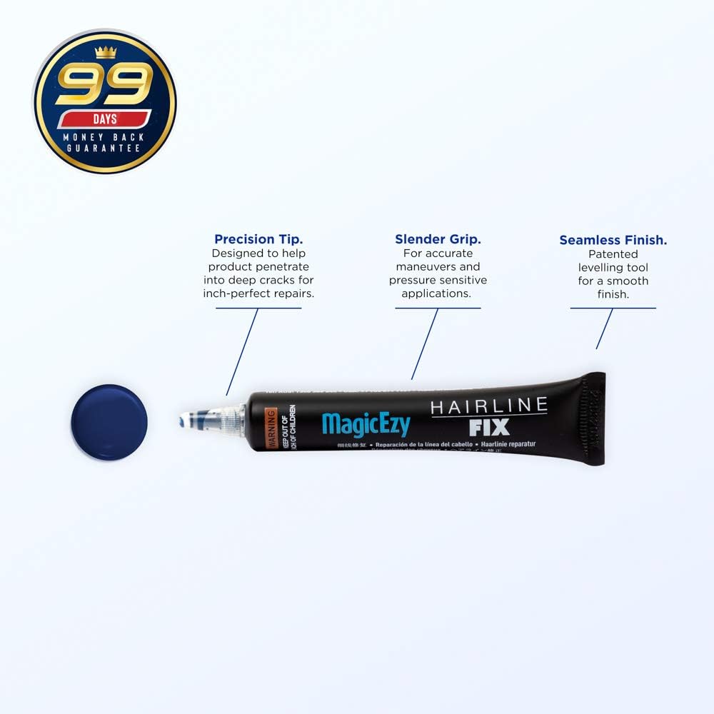MagicEzy Hairline Fix – Reparación de grietas de fibra de vidrio – Rellena y colorea rápido