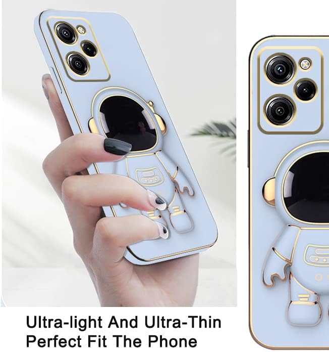 Funda de silicona para Poco X5 Pro 5G con lindo soporte de astronauta, a prueba de golpes, Xiaomi Poco X5 Pro 5G, bonita funda para mujer con diseño