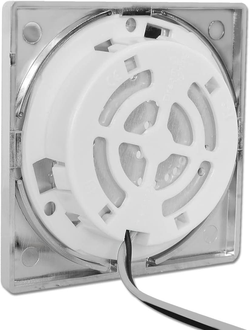 Dream lighting Luces LED empotrables cuadradas para caravana, remolque, cámper, iluminación interior de 12 voltios, 3.0 W, carcasa cromada, paquete