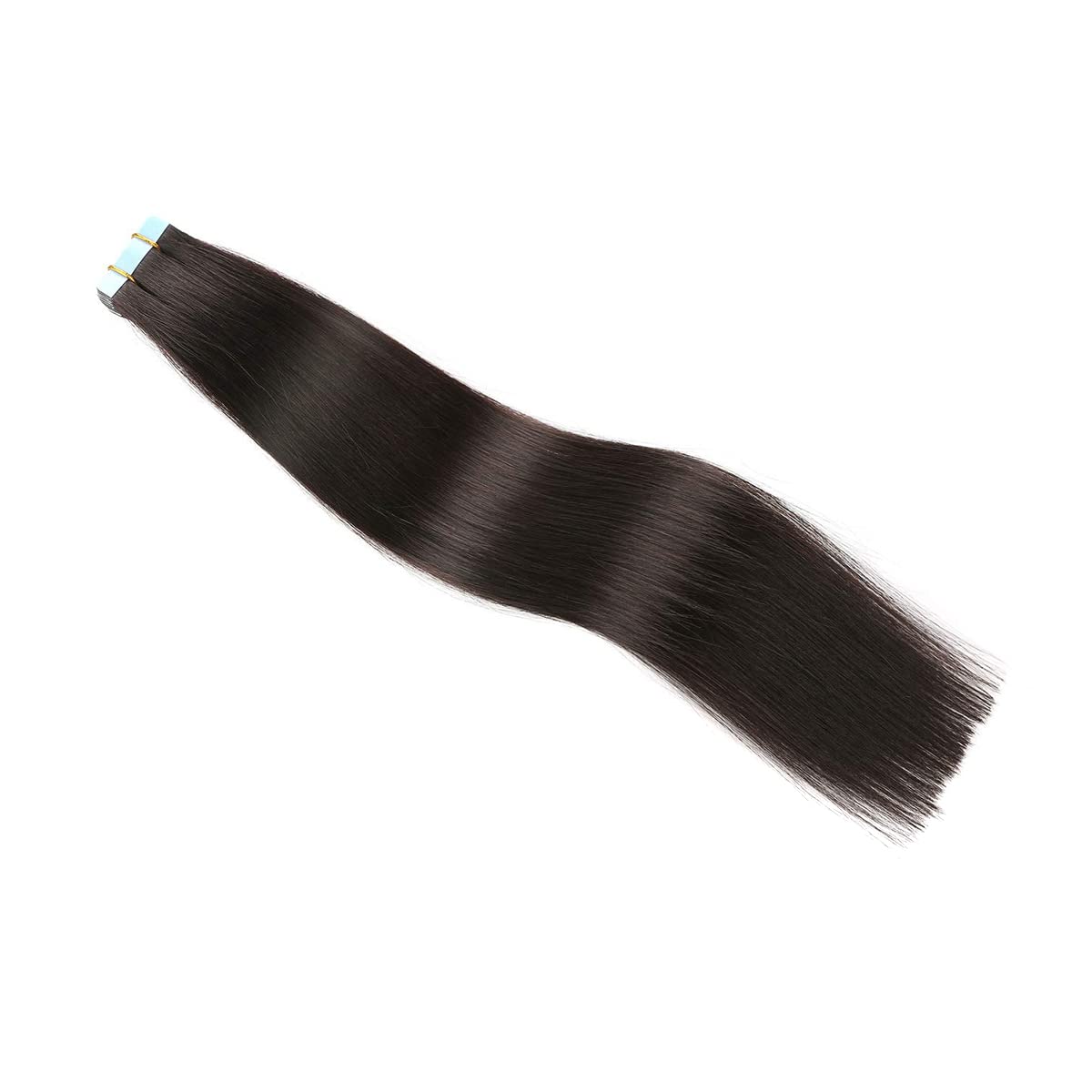 Extensiones de cabello humano adhesivas de cabello humano 100% Remy, 20 unidades de 1.76 ozpaquete, extensiones invisibles de trama cutánea, lacias