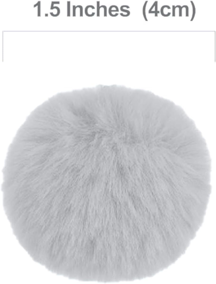 MIUPOO Bolas de pompones para manualidades, accesorio de disfraz de pompones, bolas de pompones para artes y decoración de manualidades creativas,