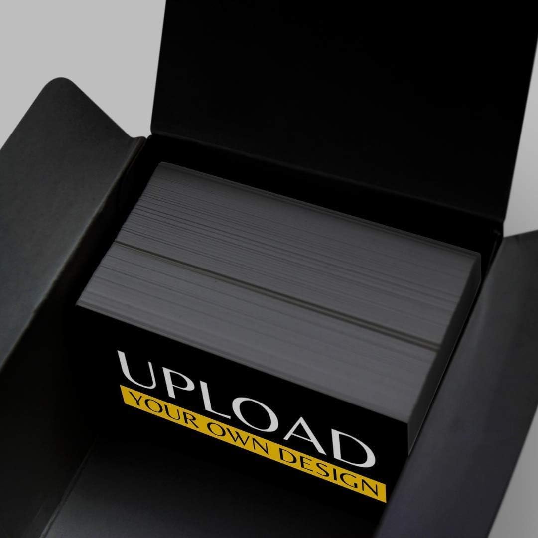 Tarjetas de visita impresas personalizadas 2 lados Tarjetas personalizadas gruesas (300GSM 14PT) 3.5 x 2 pulgadas 100% impresas en los Estados