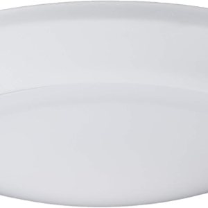 Westinghouse Lighting 6322900 LED grande para interiores y exteriores, regulable, montaje en superficie húmeda, acabado blanco con lente esmerilada, Westinghouse Lighting 6322900 LED grande para interiores y exteriores, regulable, montaje en superficie húmeda, acabado blanco con lente esmerilada,