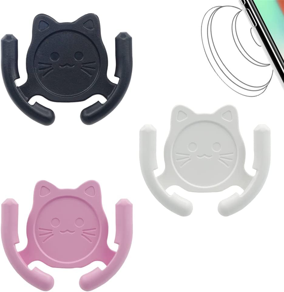 Soporte multisuperficie para automóvil, paquete de 3 unidades compatible con soportes de Popsocket, soporte de dispositivo manos libres, soporte