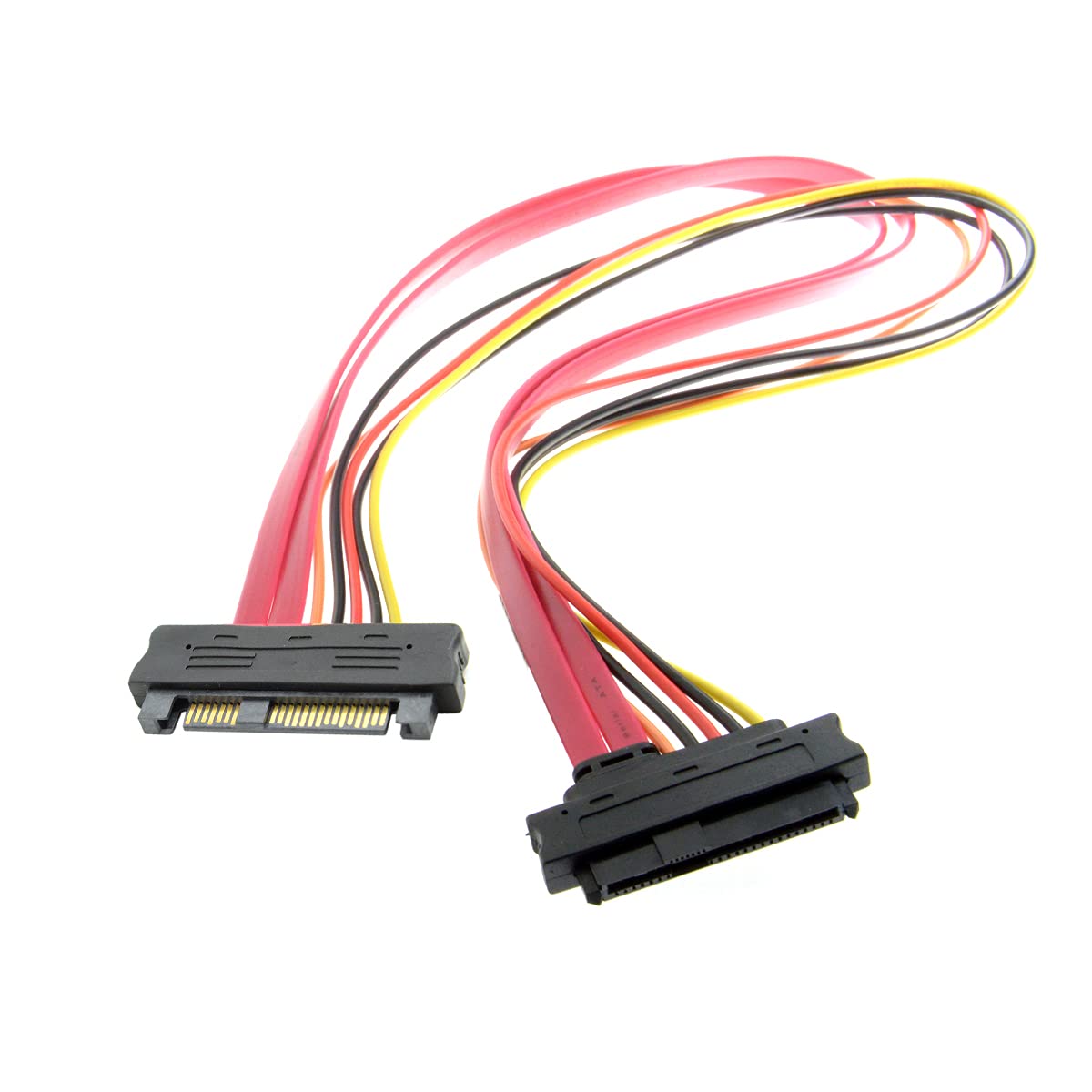 CY Cable SAS SFF-8482 SAS 29 Pin a 29Pin macho a hembra Extensión de disco duro Cable de Raid