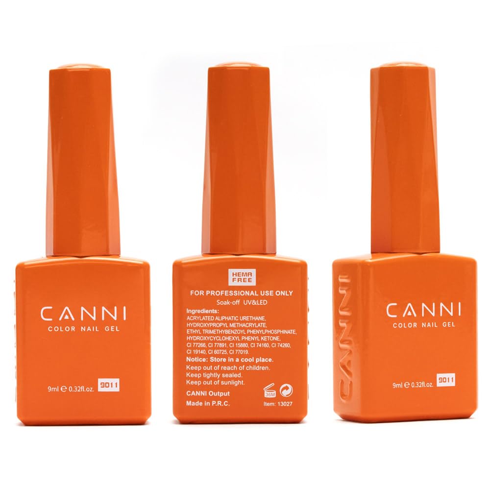 CANNI Juego de 2 esmaltes de uñas de gel blanco y negro sin hema, kit de esmalte de gel blanco y negro, kit de manicura de gel de uñas LED para