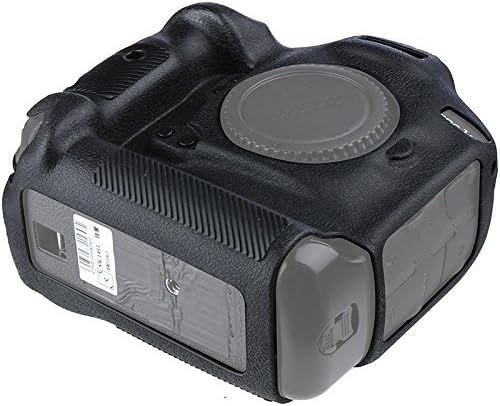 Canon EOS 1DX II – Carcasa para cámara de goma de silicona profesional, funda protectora desmontable para Canon 1DX II (negro)