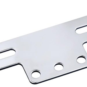 Soporte de aluminio para placa de matrícula con soporte de luz para remolques, camiones, automóviles, motocicletas, marco de matrícula ajustable Soporte de aluminio para placa de matrícula con soporte de luz para remolques, camiones, automóviles, motocicletas, marco de matrícula ajustable