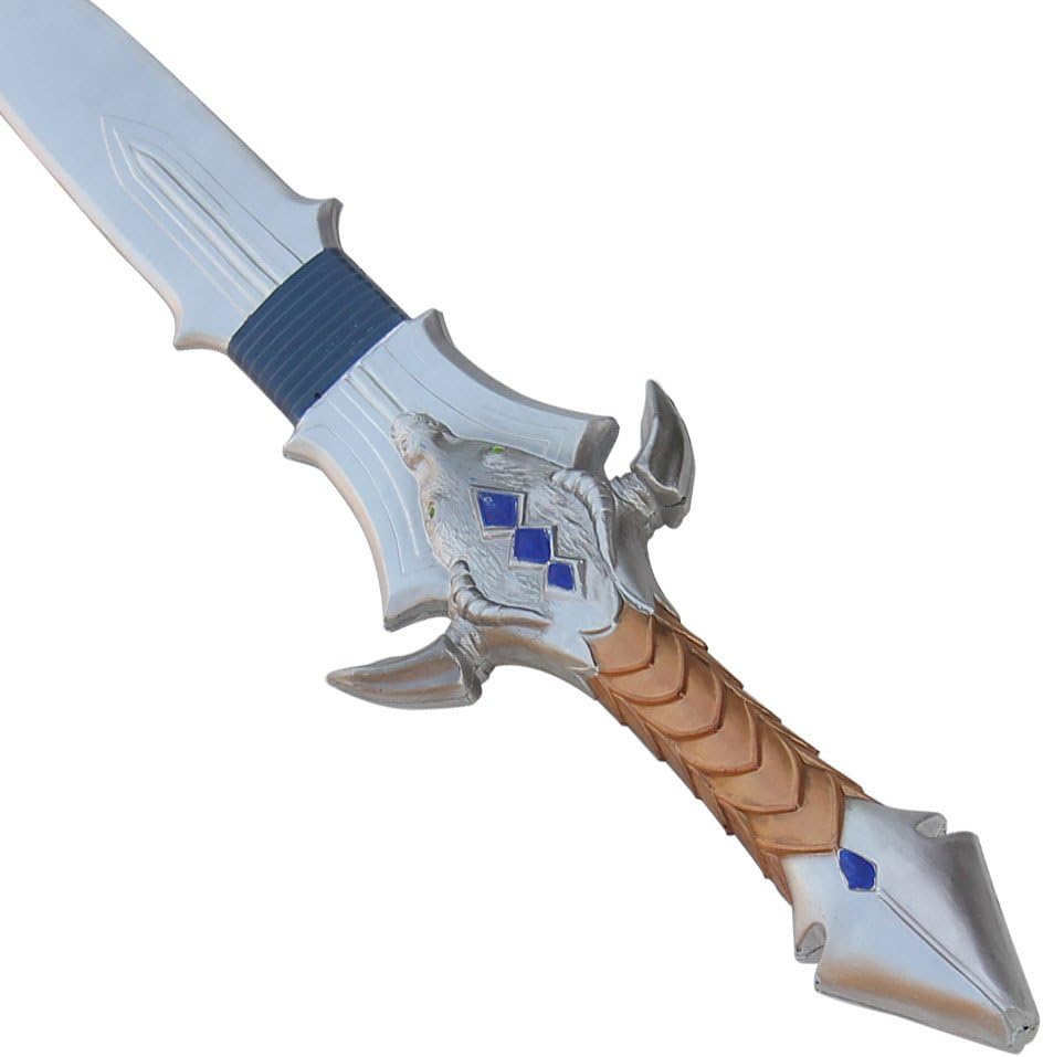 Great Storm Sword of Royal Wind  Espada de espuma de poliuretano, disfraz de fantasía, juego de guerra con núcleo de PVC de 0.394 pulgadas