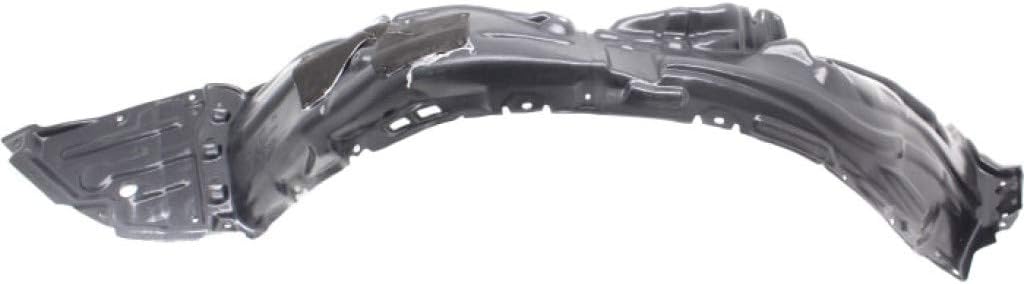 Para Toyota Prius 2016 2017 2018 Fender Liner lado del conductor  Delantero  Certificado CAPA  Todos los submodelos  Plástico  Reemplazo para