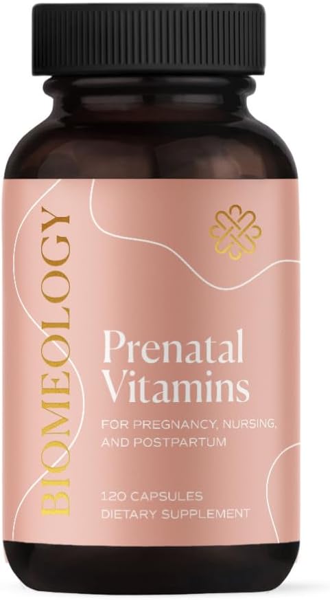 Vitaminas prenatales – Multivitamínico metilado para el embarazo con nutrientes biodisponibles – Nutrición para mamá y bebé, desarrollo fetal con