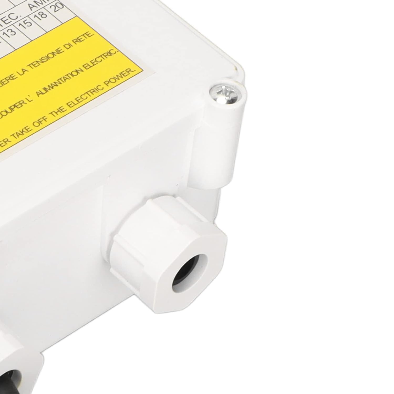 Controlador de bombas sumergibles, caja de control de bomba para bombas de succión domésticas sumergibles de pozo profundo (0.55 KW 0.5 HP 20uf 5A