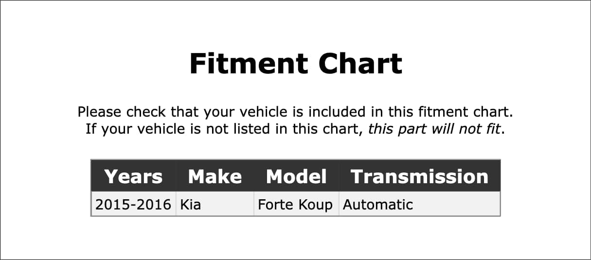 Radiator Compatible With Kia Forte Koup Automatic Transmission 2015 2016 PC-566439