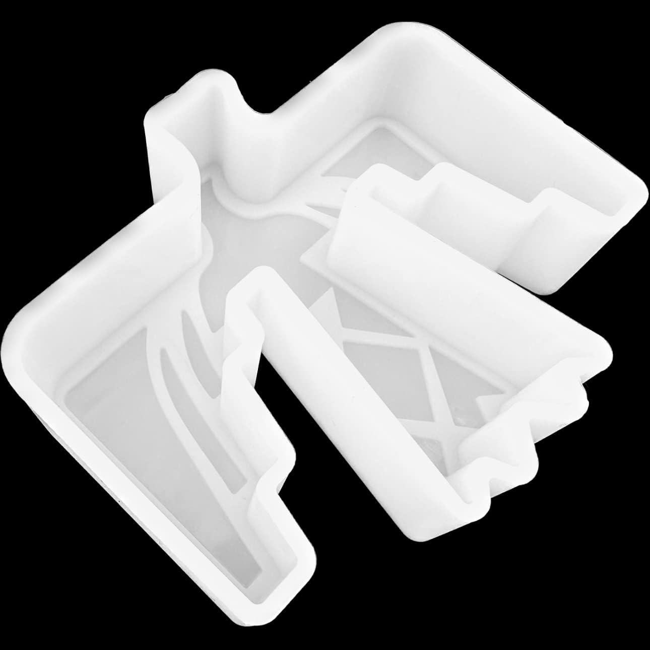 Freshie – Molde de silicona Freshie para automóvil, 4 14 pulgadas de largo x 5 pulgadas de ancho x 1 14 pulgadas de alto para cuentas aromáticas,