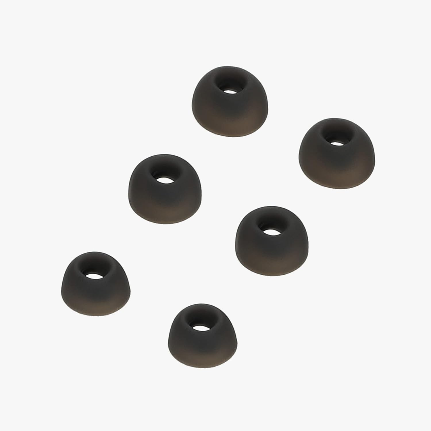 kwmobile 6 puntas de repuesto compatibles con Oneplus Buds Z2 – Puntas de silicona para auriculares, color negro