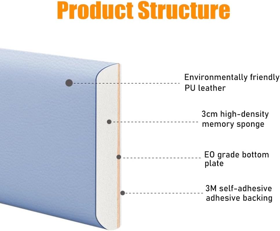 Paneles de pared 3D de dibujos animados 3D suave cabecero de cama autoadhesiva, anticolisión, calcomanías de pared para habitaciones de niños,