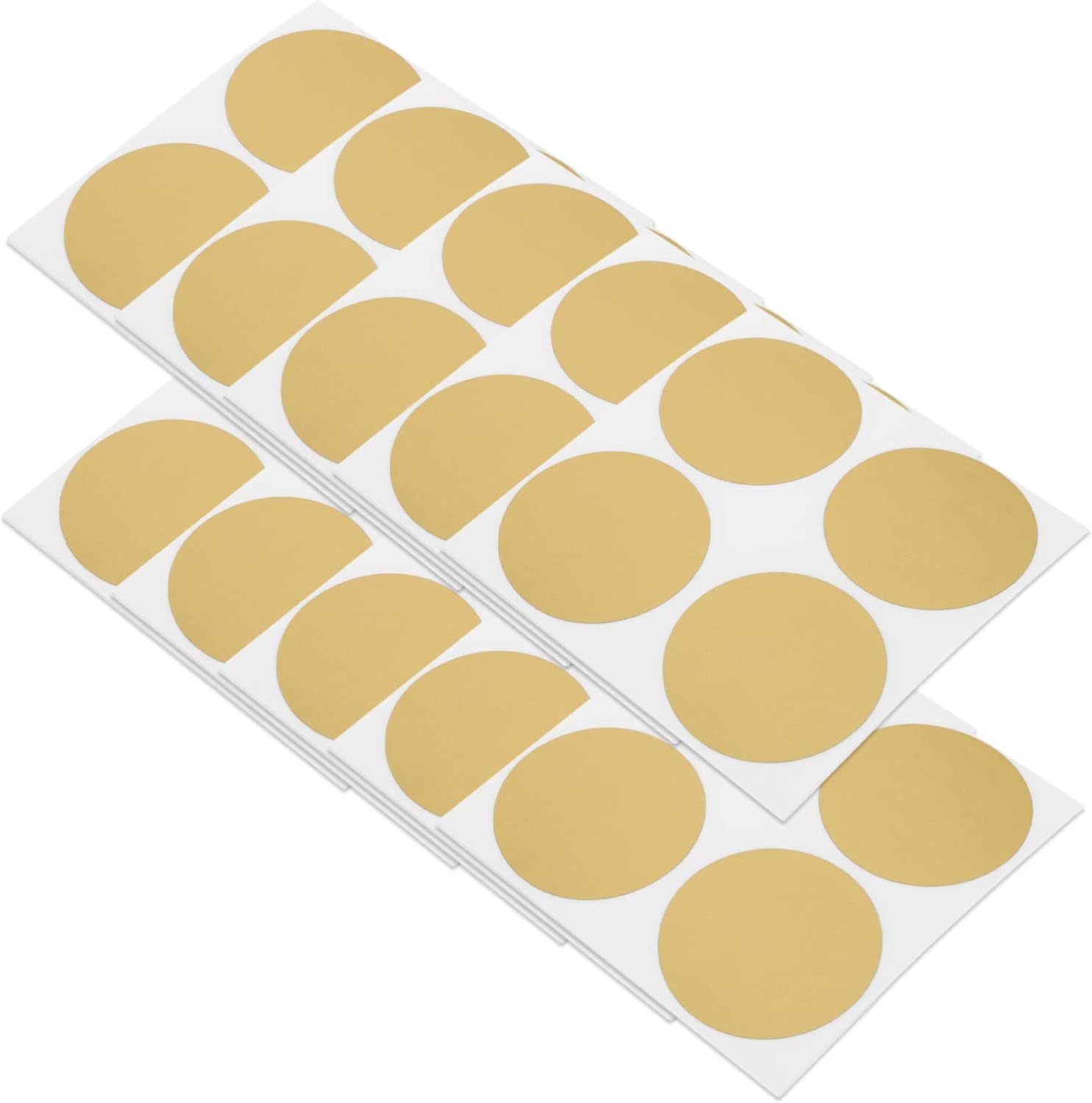 STOBOK 250 unidades de etiquetas redondas de 1 pulgada DIY Scratch Off Lottery Scratch Off Pegatinas de oro Etiquetas redondas de sellado Pegatinas