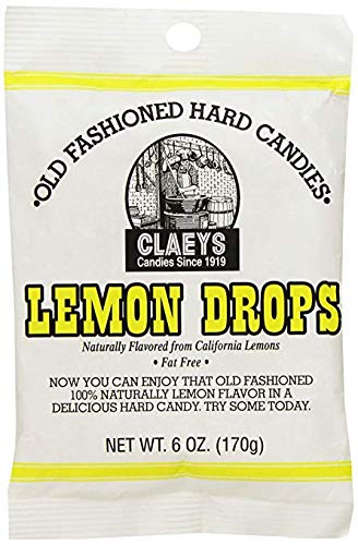 Claey’s Old Fashioned – Caramelo duro de limón, 6 onzas, paquete de 5