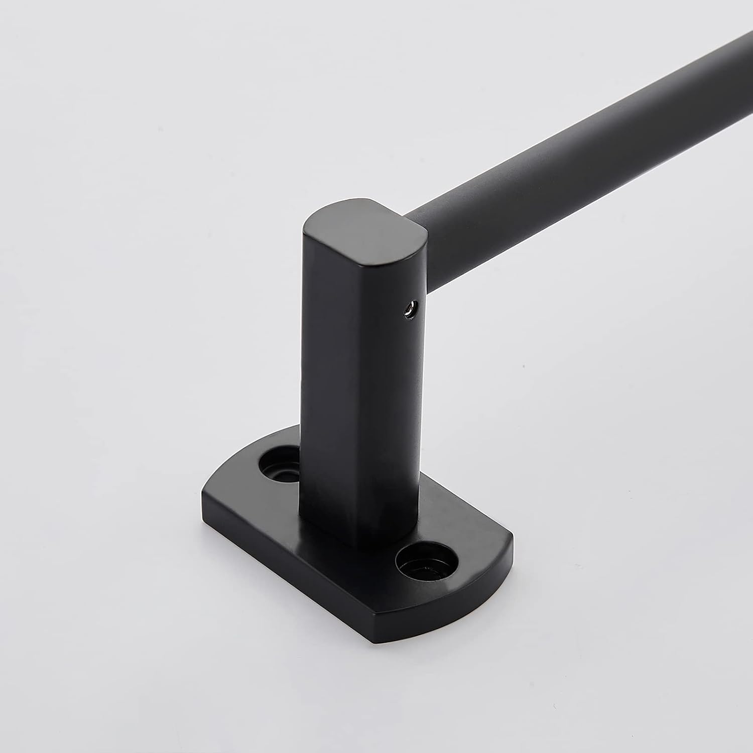 Toallero negro, toallero de mano para baño, colgador de toallas montado en la pared, soporte para toallas de baño de cocina, barra de toalla de