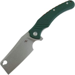 Eafengrow CH3531-G10 – Cuchillo plegable D2 con hoja de acero para acampar, mango G10, mecanismo de bloqueo confiable, cuchillo aleta para Eafengrow CH3531-G10 – Cuchillo plegable D2 con hoja de acero para acampar, mango G10, mecanismo de bloqueo confiable, cuchillo aleta para