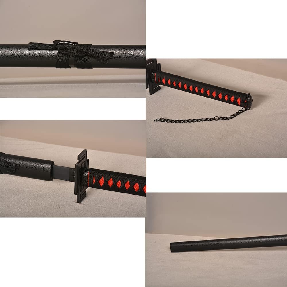 Kurosaki Ichigo’s Tensa Zangetsu Samurai Espada Katana Anime japonés para cosplay, colección
