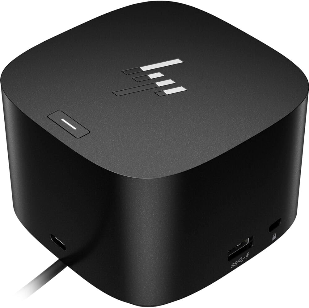 HP Dock Thunderbolt de 280 W a cualquier computadora portátil de marca (puerto Thunderbolt, USB-C, USB-A, ranura de bloqueo de seguridad,