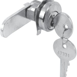 Prime-Line MP4300 – Cerradura para buzón alimentada con cubierta antipolvo, níquel (paquete individual) Prime-Line MP4300 – Cerradura para buzón alimentada con cubierta antipolvo, níquel (paquete individual)