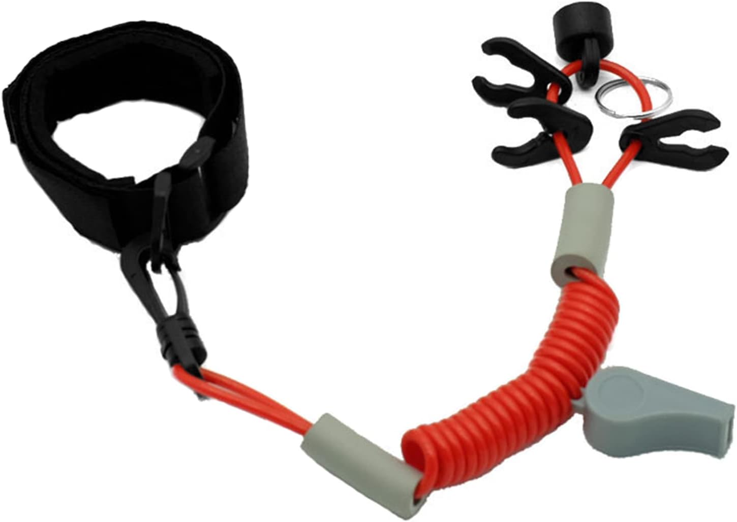LIXADA Juego de cuerda de seguridad para interruptor de parada de motor fuera de borda para lancha