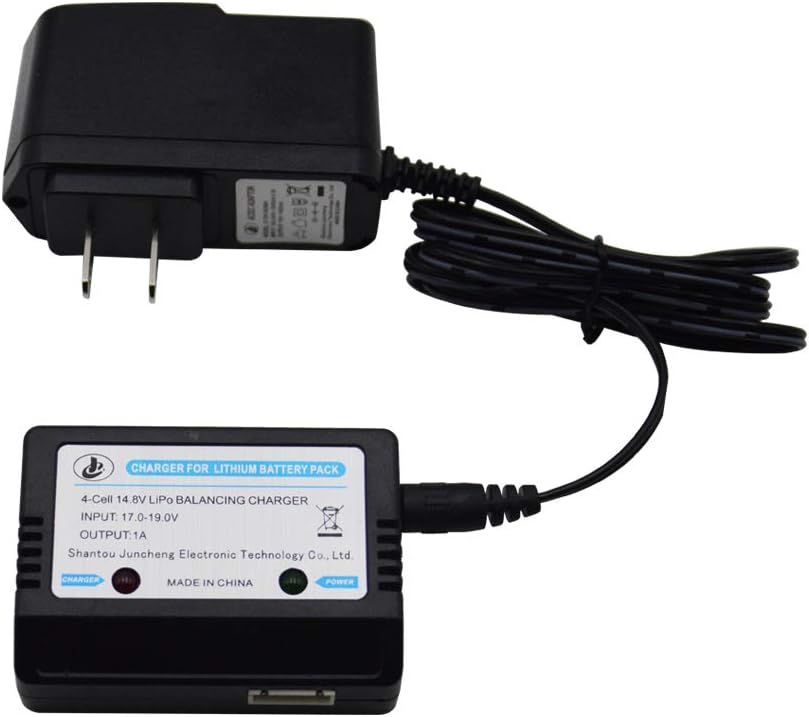 Blomiky 14.8V 4S 4 células Lipo cargador de batería y cargador de 19V para 14.8V 4S Lipo batería 19V cargador