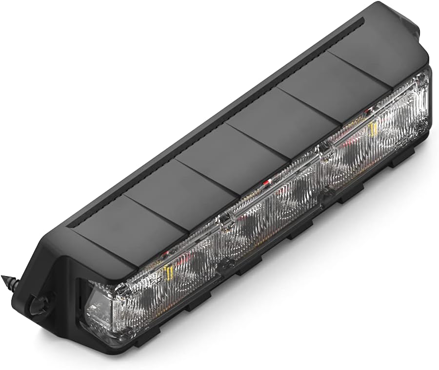 Feniex Industries – Luces de advertencia LED profesionales de montaje en superficie de Fusion-S (azul) para emergencias, obras públicas y grúas