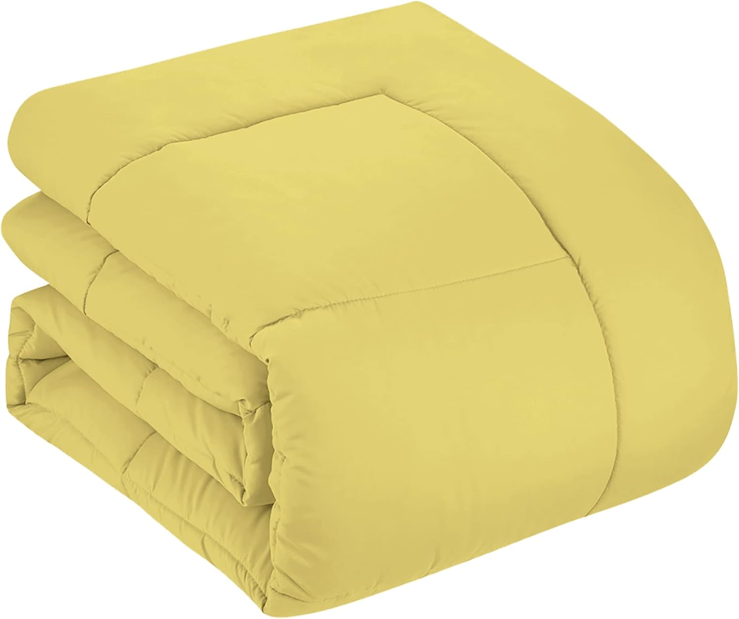 Sweet Home Collection – Juego de 5 piezas en una bolsa con edredón liso con relleno alternativo, suave para todas las estaciones y lujosas sábanas