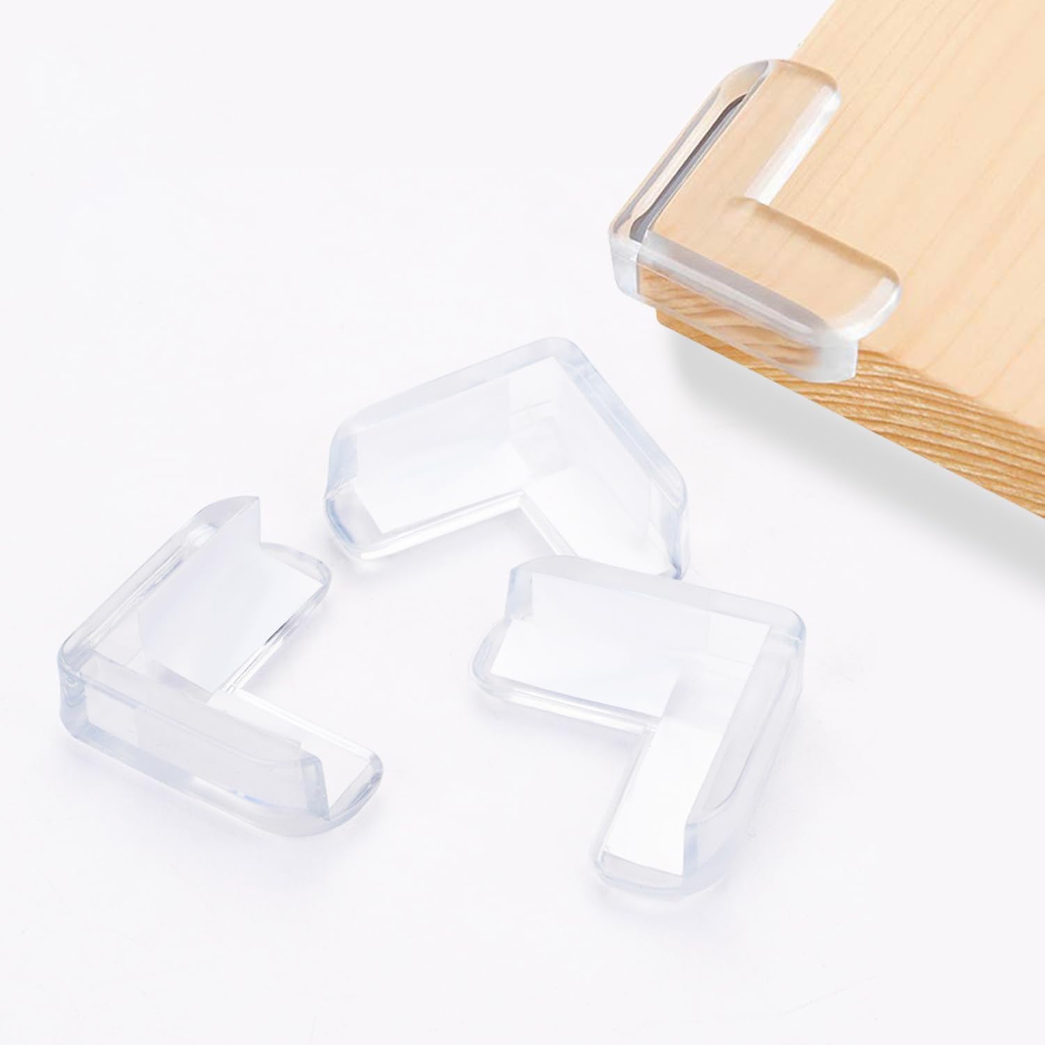 Protector de esquina, paquete de 16 protectores de esquina a prueba de bebés, los mejores protectores de borde de mesa transparentes para mantener
