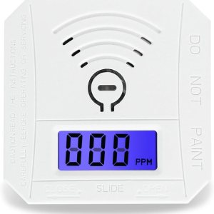 Detector de monóxido de carbono, mini alarma portátil de monóxido de carbono, alarma de monóxido de carbono con batería sin enchufe, color blanco Detector de monóxido de carbono, mini alarma portátil de monóxido de carbono, alarma de monóxido de carbono con batería sin enchufe, color blanco