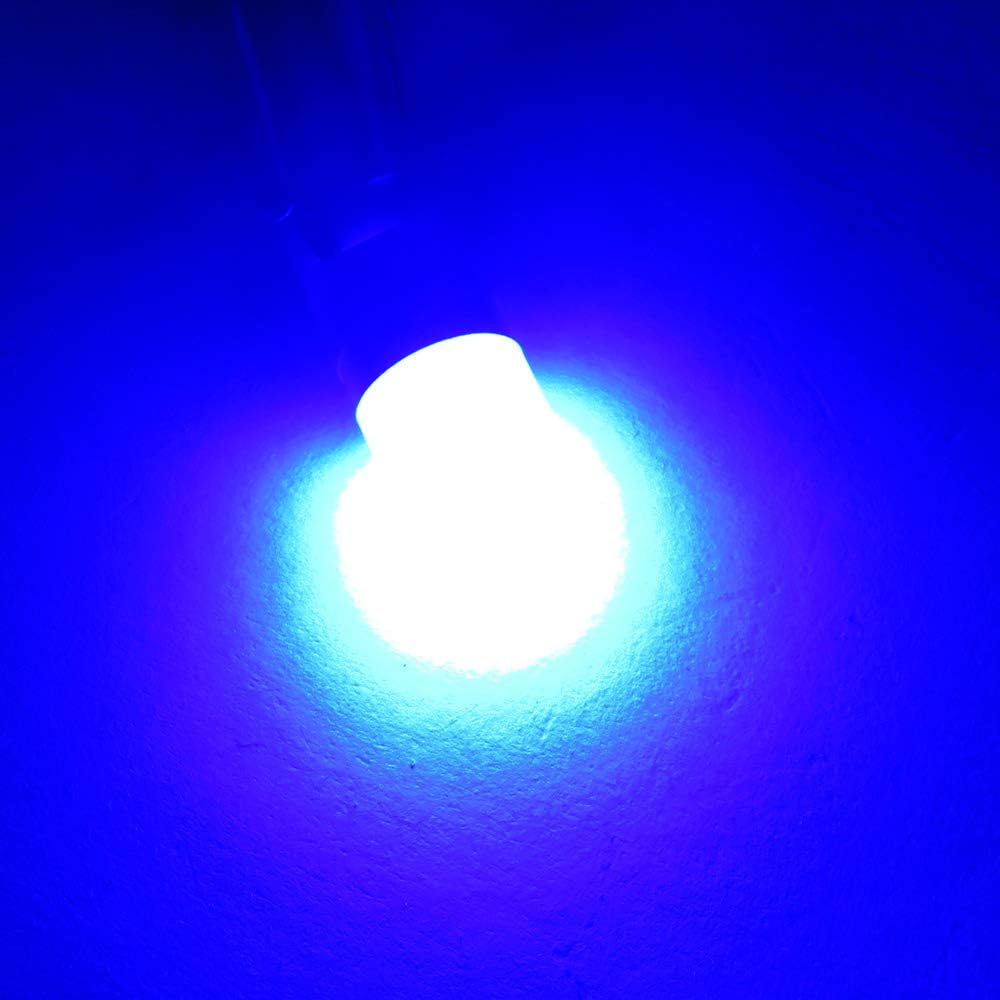 WLJH Panel de instrumentos azul brillante medidor de racimo velocímetro tacómetro presión de aceite combustible reloj indicador bombilla LED