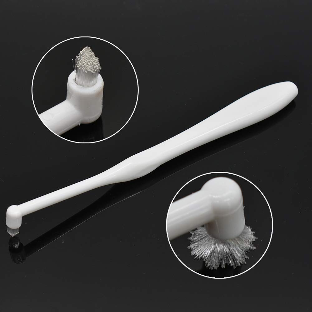 Angzhili 9 cepillos de dientes interespaciales, cepillo de dientes ortodóntico de ortodoncia para zonas difíciles de alcanzar, cepillo de dientes