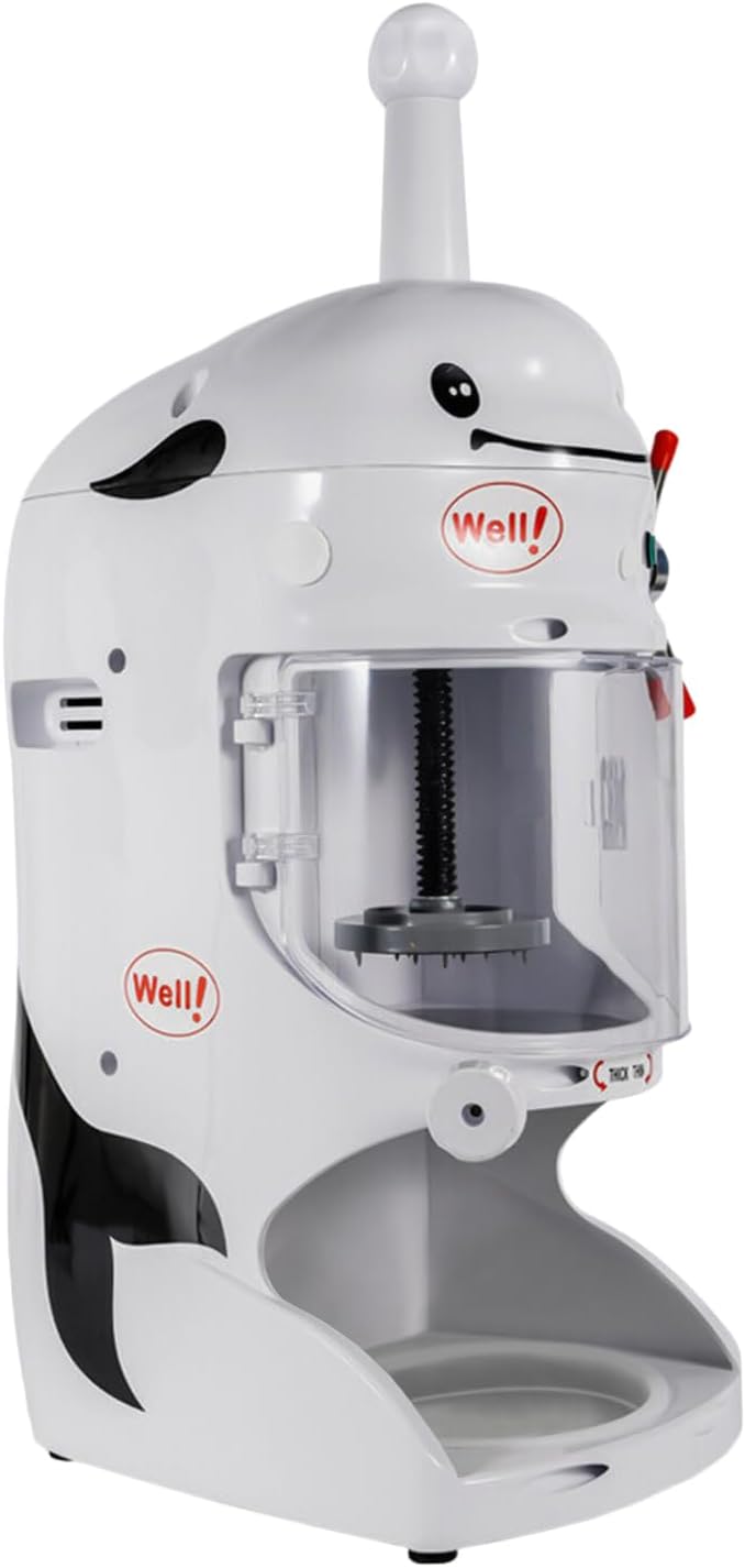 Máquina de afeitar eléctrica para hielo comercial o casera de 350 W, Salida 90 kg (200 lbs)h Velocidad 250-350 rpmmin Máquina de hielo afeitado